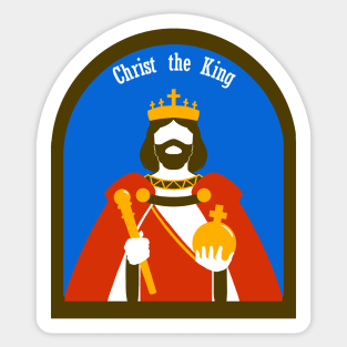 Christ the King Window Logo Sticker